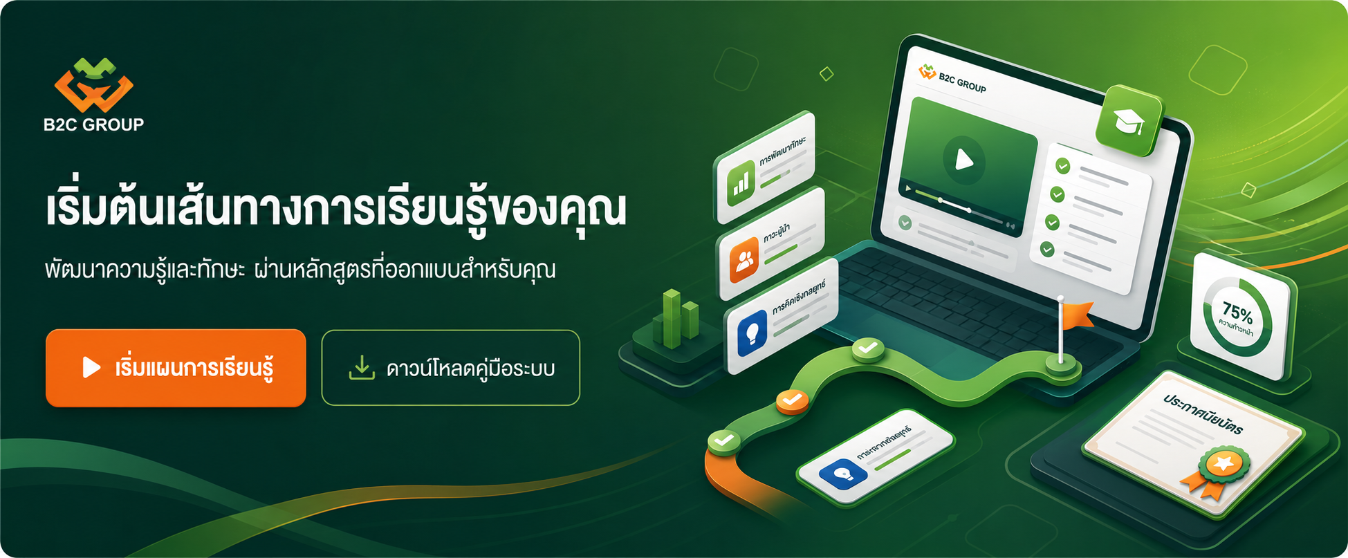 เริ่มต้นเส้นทางการเรียนรู้ของคุณ